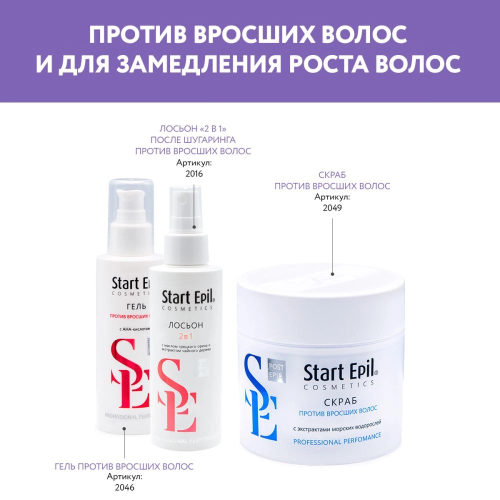 Гель против вросших волос с АНА-кислотами