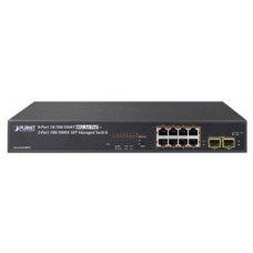 Коммутатор PoE Planet GS-4210-8P2S