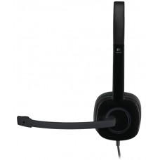 Гарнитура проводная Logitech Stereo Headset H151 981-000589