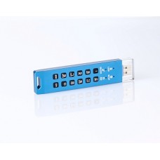 Флешка с пин кодом DataLock PRO4 Blue 128 Gb USB 3.2