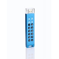 Флешка с аппаратным шифрованием DataLock PRO4 Blue 256 Gb USB 3.2
