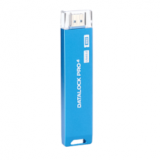 Флешка с аппаратным шифрованием DataLock PRO4 Blue 256 Gb USB 3.2