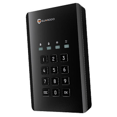 Внешний диск с аппаратным шифрованием GuardDo 4 Тб