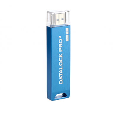 Флешка с пин кодом DataLock PRO3 Blue 64 Gb USB 3.0