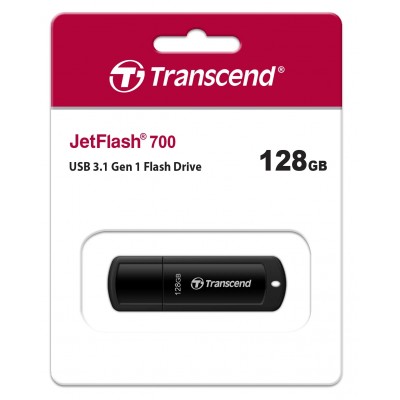 Флешка USB Flash 128 ГБ Transcend JetFlash 700 (TS128GJF700)