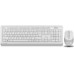 Клавиатура и мышь Wireless A4Tech FG1010 WHITE