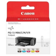 Комплект картриджей Canon PGI-72 MBK/C/M/Y/R (6402B009)