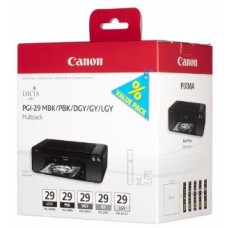Струйный картридж Canon PGI-29MBK/PBK/ DGY/GY/LG/CO