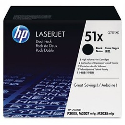 Картридж HP Q7551XD (двойная упаковка)