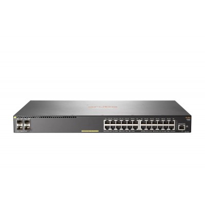 Коммутатор HPE Aruba 2930F 24G 4SFP 24PoE+ 370W (JL261A)