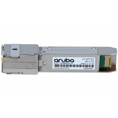 Трансивер HPE Aruba 1G SFP RJ45 T 100m Cat5e XCVR (J8177D)