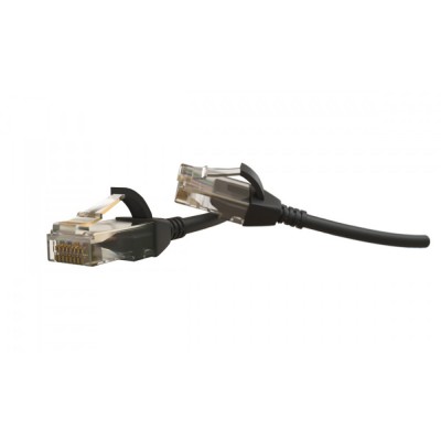 Патч-корд Hyperline PC-LPT-UTP-RJ45-RJ45-C6-3M-LSZH-BK
