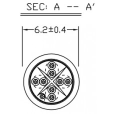 Патч-корд Hyperline PC-LPM-SFTP-RJ45-RJ45-C6-9M-LSZH-BL
