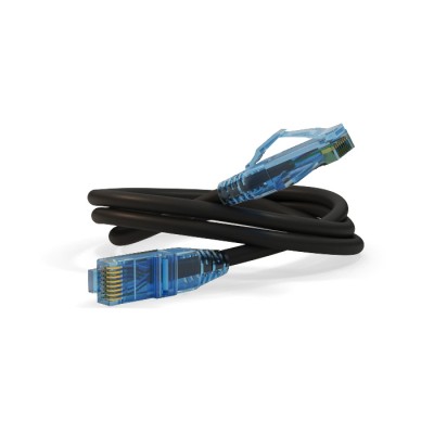 Патч-корд Hyperline PC-LPM-UTP-RJ45-RJ45-C6-5M-LSZH-BK
