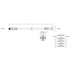 Патч-корд Hyperline PC-LPM-UTP-RJ45-RJ45-C5e-2M-LSZH-YL