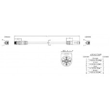 Патч-корд Hyperline PC-LPM-UTP-RJ45-RJ45-C6-1M-LSZH-RD