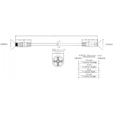 Патч-корд Hyperline PC-LPM-UTP-RJ45-REV-RJ45-C5e-1M-LSZH-GY