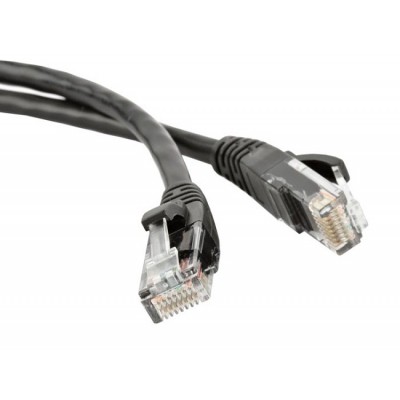 Патч-корд Hyperline PC-LPM-STP-RJ45-RJ45-C6-1M-LSZH-BK