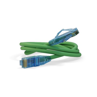 Патч-корд Hyperline PC-LPM-UTP-RJ45-RJ45-C6-0.3M-LSZH-GN