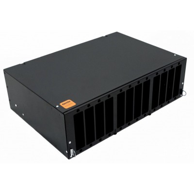 Оптический бокс Hyperline FO-19V-3U-12xSLT-W130H30-96UN-BK