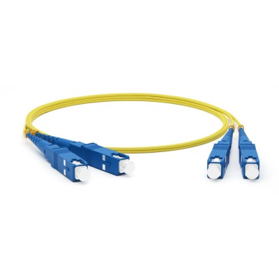 Патч-корд Hyperline FC-D2-9-SC/UR-SC/UR-H-5M-LSZH-YL