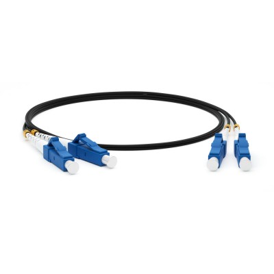 Патч-корд Hyperline FC-D2-9-LC/UR-LC/UR-H-15M-LSZH-BK