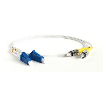 Патч-корд Hyperline FC-D2-9A1-LC/UR-ST/UR-H-5M-LSZH-WH