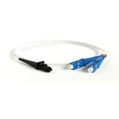 Патч-корд Hyperline FC-D2-9A1-MTRJM/UR-SC/UR-H-2M-LSZH-WH