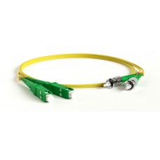Патч-корд Hyperline FC-D2-9-SC/AR-ST/AR-H-10M-LSZH-YL