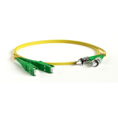 Патч-корд Hyperline FC-D2-9-SC/AR-ST/AR-H-10M-LSZH-YL