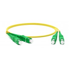 Патч-корд Hyperline FC-D2-9-SC/AR-SC/AR-H-0.5M-LSZH-YL