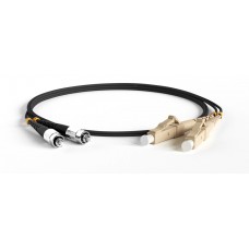 Патч-корд Hyperline FC-D2-50-FC/PR-LC/PR-H-1M-LSZH-BK