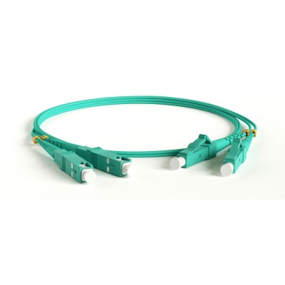 Патч-корд Hyperline FC-D2-503-LC/PR-SC/PR-H-30M-LSZH-AQ