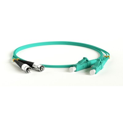 Патч-корд Hyperline FC-D2-503-FC/PR-LC/PR-H-3M-LSZH-AQ