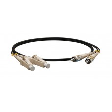 Патч-корд Hyperline FC-D2-62-LC/PR-ST/PR-H-5M-LSZH-BK