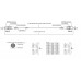 Патч-корд Hyperline FHD-MC3-503-MPOM12/PS-MPOM12/PS-A-2M-LSZH-AQ