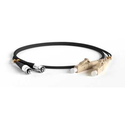 Патч-корд Hyperline FC-D2-50-FC/PR-LC/PR-H-2M-LSZH-BK