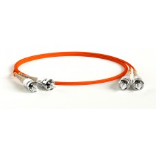Патч-корд Hyperline FC-D2-50-ST/PR-ST/PR-H-0.5M-LSZH-OR
