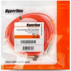 Патч-корд Hyperline FC-D2-50-FC/PR-ST/PR-H-5M-LSZH-OR