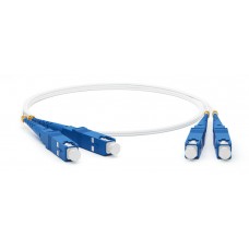 Патч-корд Hyperline FC-D2-9A1-SC/UR-SC/UR-H-3M-LSZH-WH