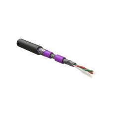 Кабель Hyperline PFDP-SF-1x2x22/1-ARM/W-PVC/PE-BK