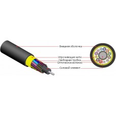 Кабель Hyperline FO-MB-IN/OUT-50-16-LSZH-BK