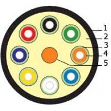 Кабель Hyperline FO-DT-IN/OUT-62-12-LSZH-BK