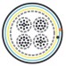 Кабель Hyperline FUTP50-C3-S24-IN-LSZH-GY