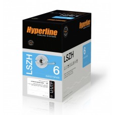 Кабель Hyperline UUTP4-C6-S23-IN-LSZH-GN-305