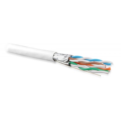 Кабель Hyperline UFTP4-C6A-S23-IN-PVC-WH-500