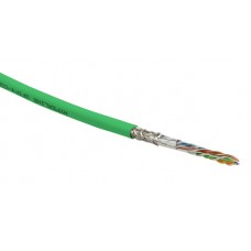 Кабель Hyperline SFUTP4-C5E-S24-IN-PVC-GN-305