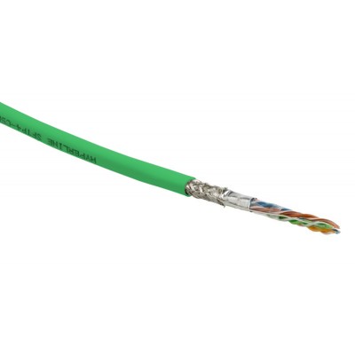 Кабель Hyperline SFUTP4-C5E-S24-IN-PVC-GN-305