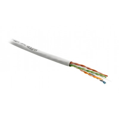 Кабель Hyperline UUTP4-C6-S23-IN-PVC-WH-305