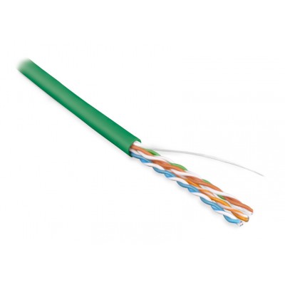 Кабель Hyperline UUTP4-C5E-S24-IN-PVC-GN-305